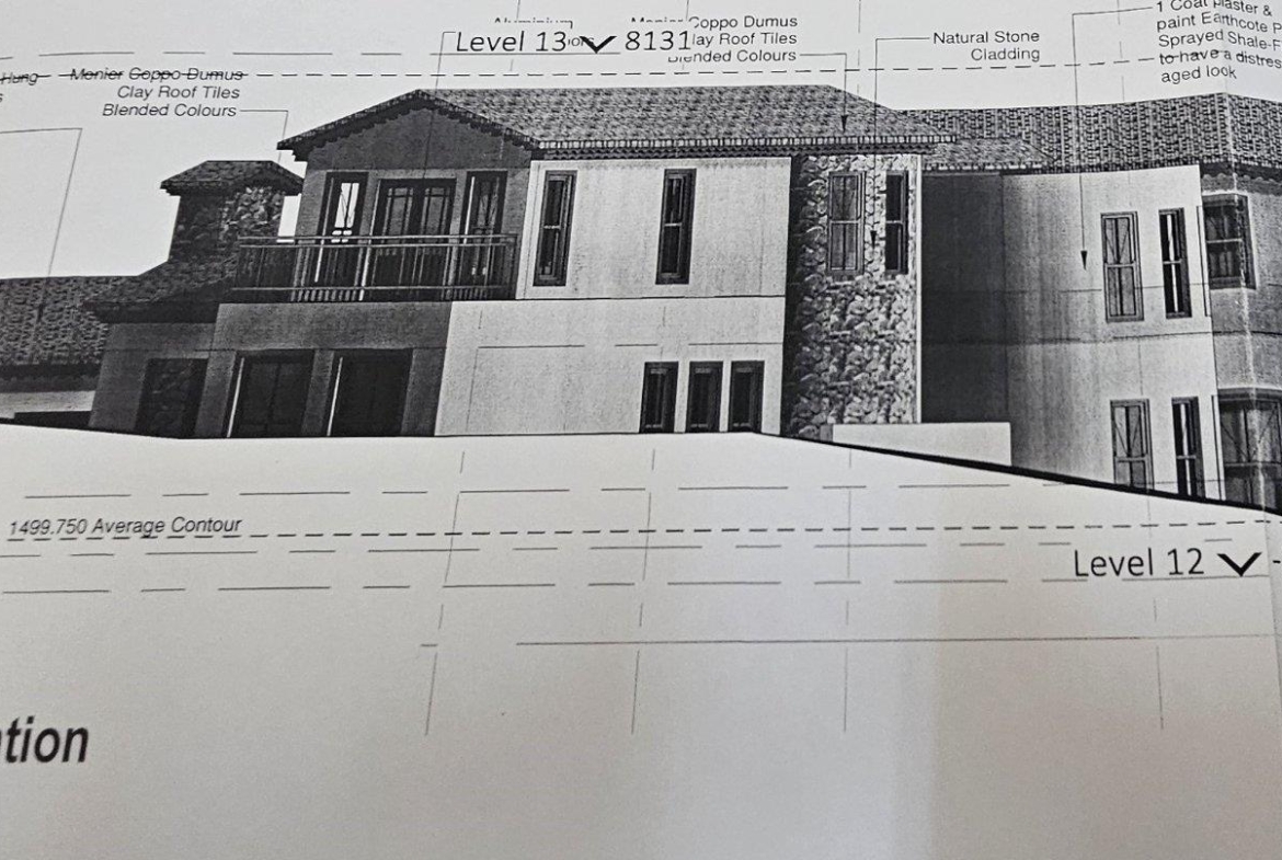 Half Built Double Story House in Beau Rivage Estate d Afrique