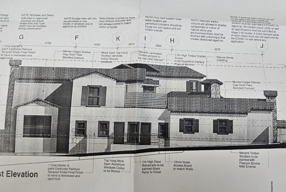 Half Built Double Story House in Beau Rivage Estate d Afrique