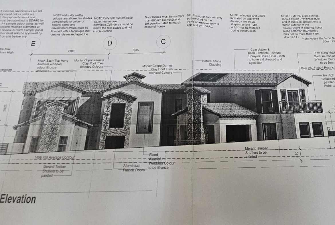 Half Built Double Story House in Beau Rivage Estate d Afrique